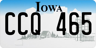 IA license plate CCQ465