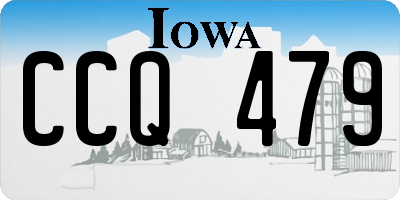IA license plate CCQ479