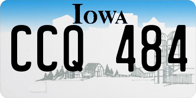IA license plate CCQ484