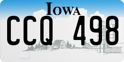 IA license plate CCQ498