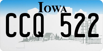 IA license plate CCQ522