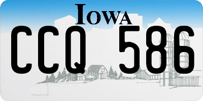 IA license plate CCQ586