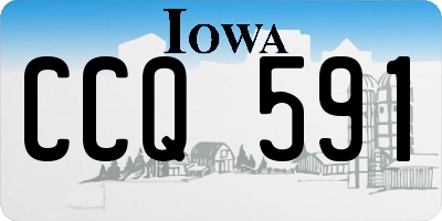 IA license plate CCQ591