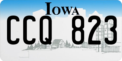 IA license plate CCQ823