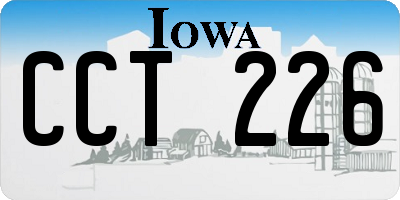 IA license plate CCT226