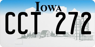 IA license plate CCT272