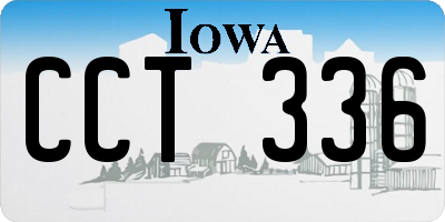 IA license plate CCT336