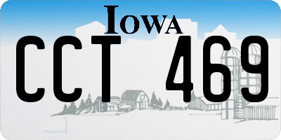 IA license plate CCT469