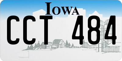 IA license plate CCT484