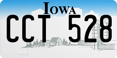 IA license plate CCT528