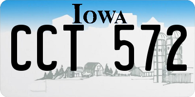 IA license plate CCT572