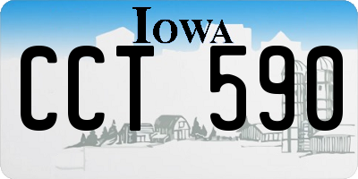 IA license plate CCT590