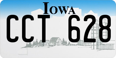 IA license plate CCT628