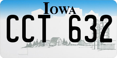 IA license plate CCT632