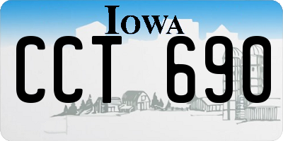 IA license plate CCT690