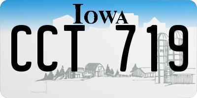 IA license plate CCT719