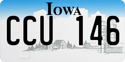 IA license plate CCU146