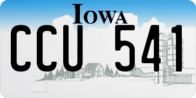 IA license plate CCU541