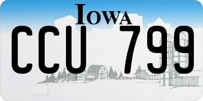 IA license plate CCU799