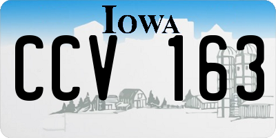 IA license plate CCV163