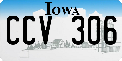 IA license plate CCV306