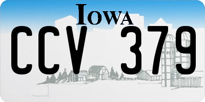 IA license plate CCV379