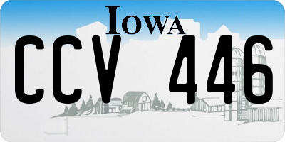 IA license plate CCV446