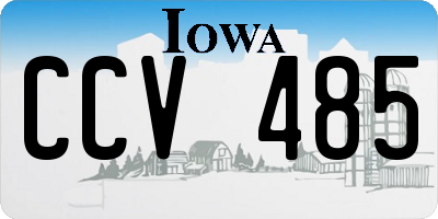 IA license plate CCV485