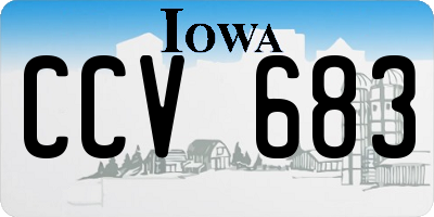 IA license plate CCV683