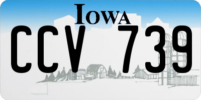 IA license plate CCV739