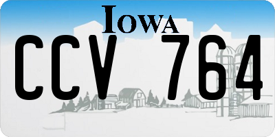 IA license plate CCV764