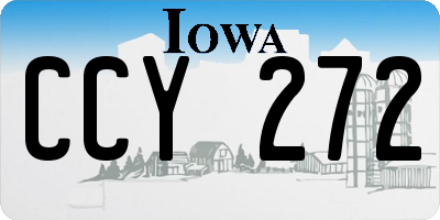 IA license plate CCY272