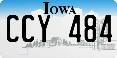 IA license plate CCY484
