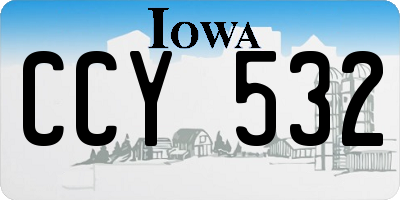 IA license plate CCY532