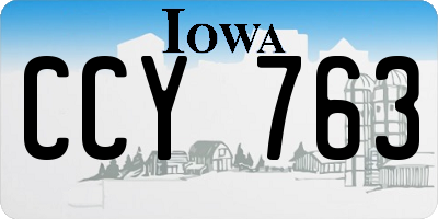 IA license plate CCY763