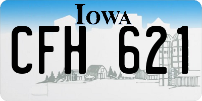 IA license plate CFH621