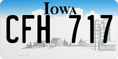 IA license plate CFH717