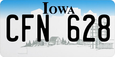 IA license plate CFN628
