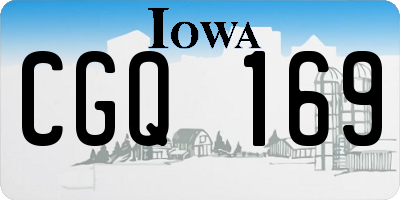 IA license plate CGQ169