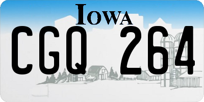 IA license plate CGQ264