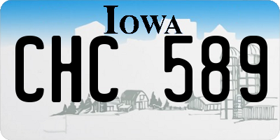 IA license plate CHC589