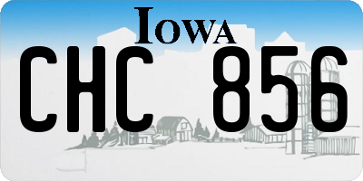 IA license plate CHC856