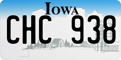 IA license plate CHC938