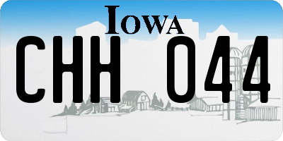 IA license plate CHH044