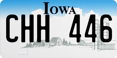 IA license plate CHH446