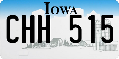 IA license plate CHH515