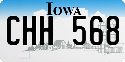 IA license plate CHH568