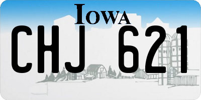 IA license plate CHJ621
