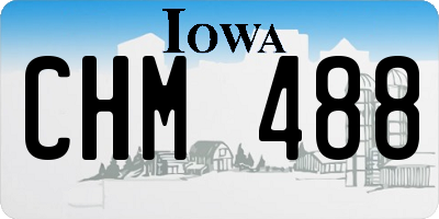 IA license plate CHM488