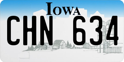 IA license plate CHN634